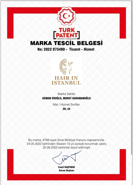 Certificate 5 · Hair in Istanbul